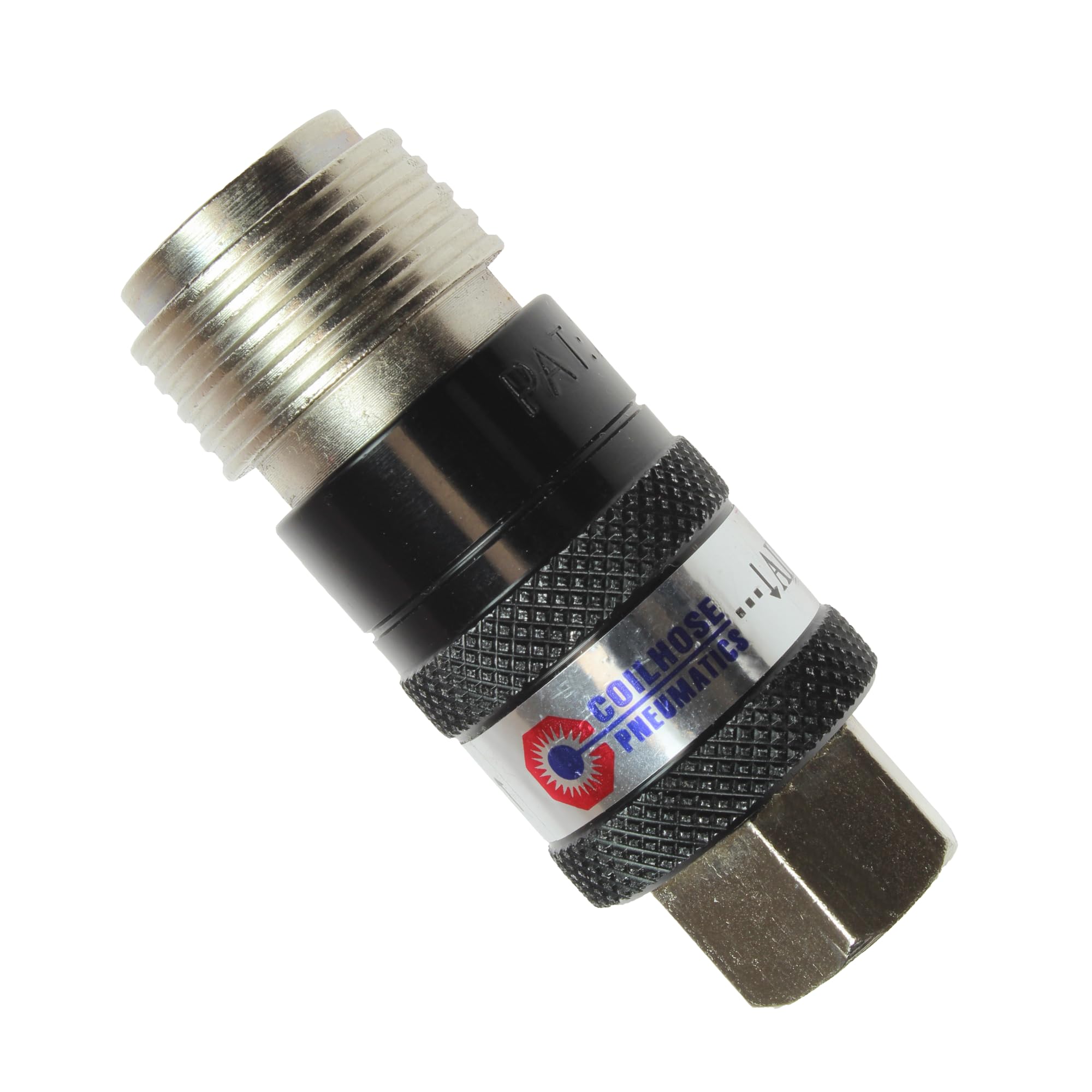Coilhose Pneumatics 150USE 5-in-1 Automatic Safety Exhaust Coupler, 1/4" Body Size, 1/4" Female NPT