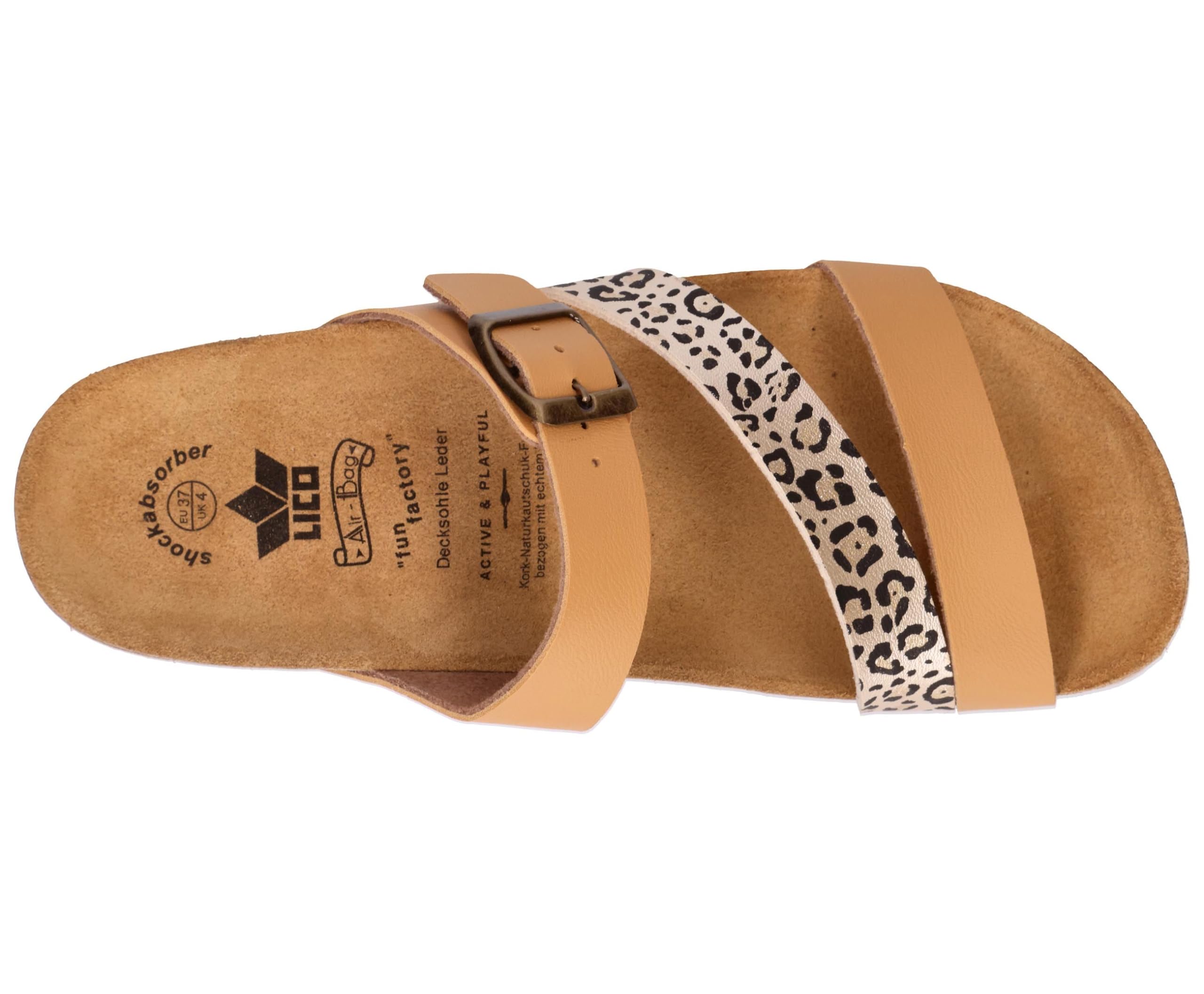Lico Natural Glitter MulesMujer