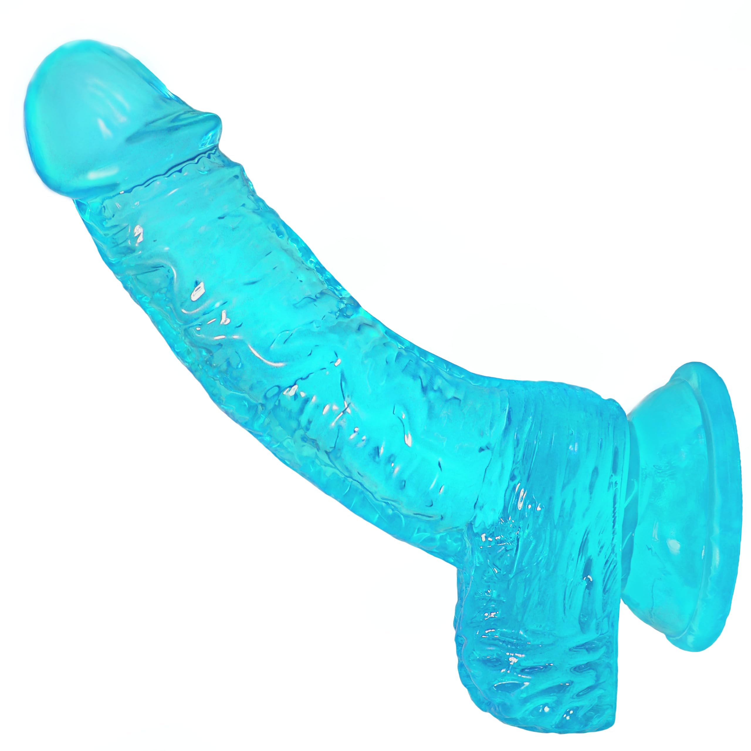 7 Inch Soft Dildo Realistic Medium Anal Dildos Stimulation Vaginal G-Spot and Anal Safe Material Lifelike Men Penis