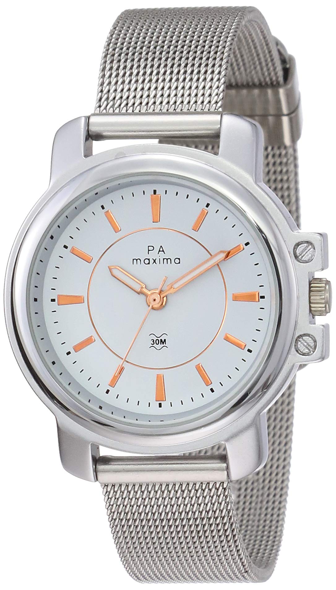 Maxima Analog White Dial Womens Watch - 60250CMLI (B07Z7YDFKJ) Amazon Price History, Amazon Price Tracker