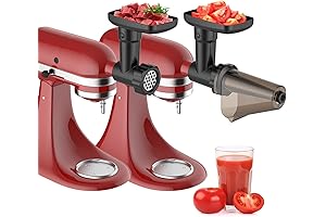 KitchenAid Fruit & Vegetable Strainer Attachment Set with Food Grinder and Juicer