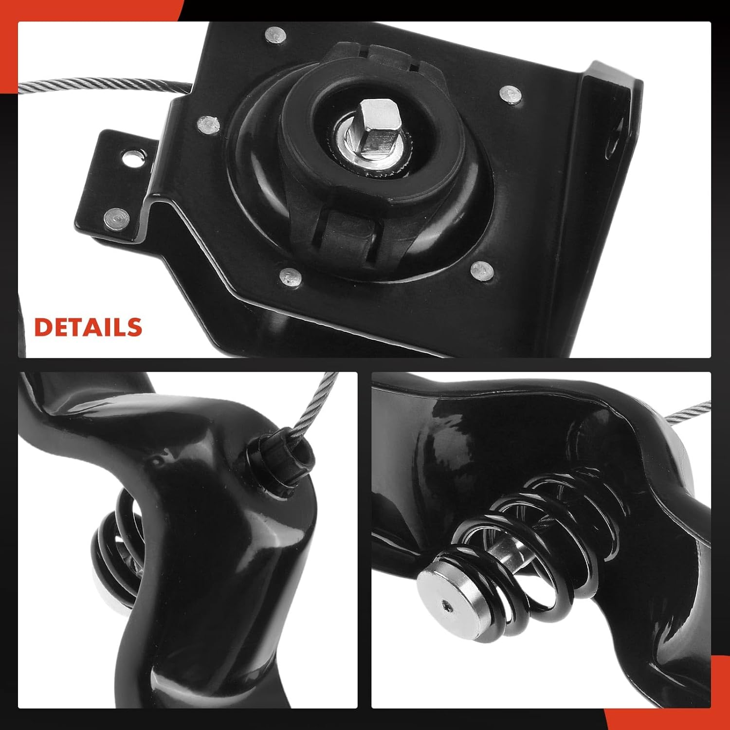 A-Premium Spare Tire Hoist Assembly Tire Winch Carrier Holder Compatible with 2003-2010 Chevy Silverado & GMC Sierra 2500HD, 3500, 3500 Classic, 3500HD