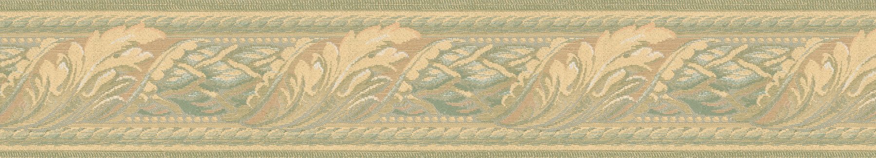 Bordure murale brodée Brewster 418B245 aux finitions haute couture de 10 cm