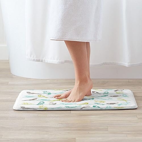 Miniatura 2 de Cool Bird - Alfombra de baño para baño, alfombras de felpa pequeñas, suaves, lavables, antideslizantes, absorbentes, alfombras de ducha, alfombras