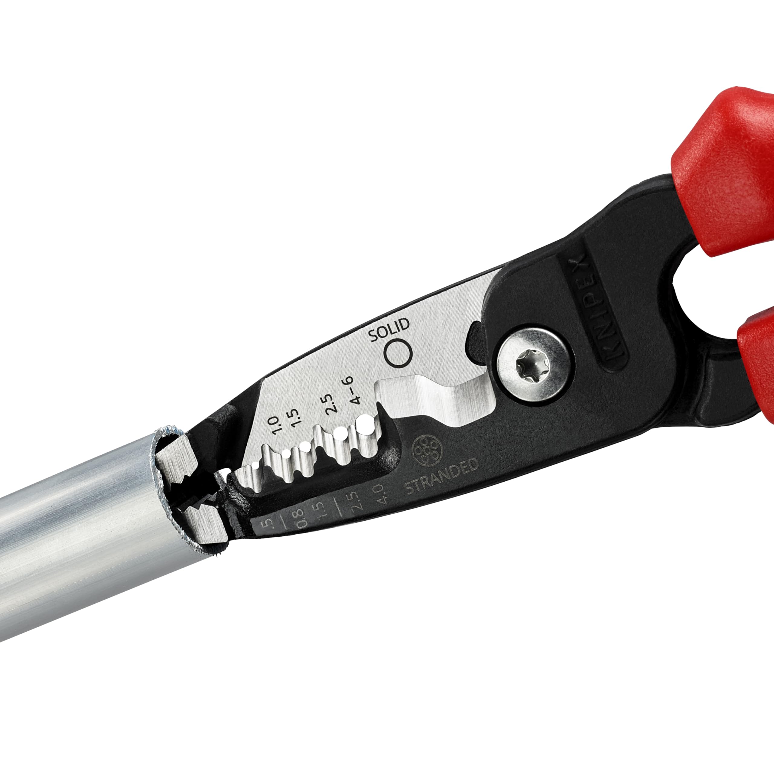 KNIPEX Pinza multifunzione per elettricisti modello metrico con impugnature multicomponente 200 mm, 13 72 200 ME