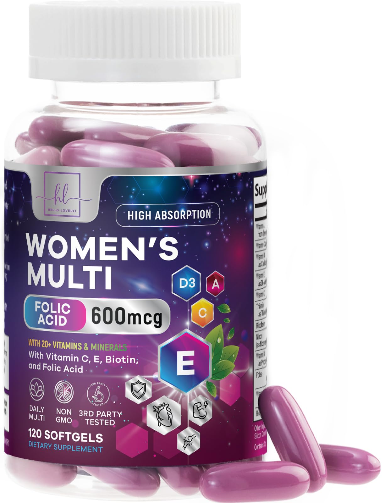 Hello Lovely! Women's Multivitamin Softgels
