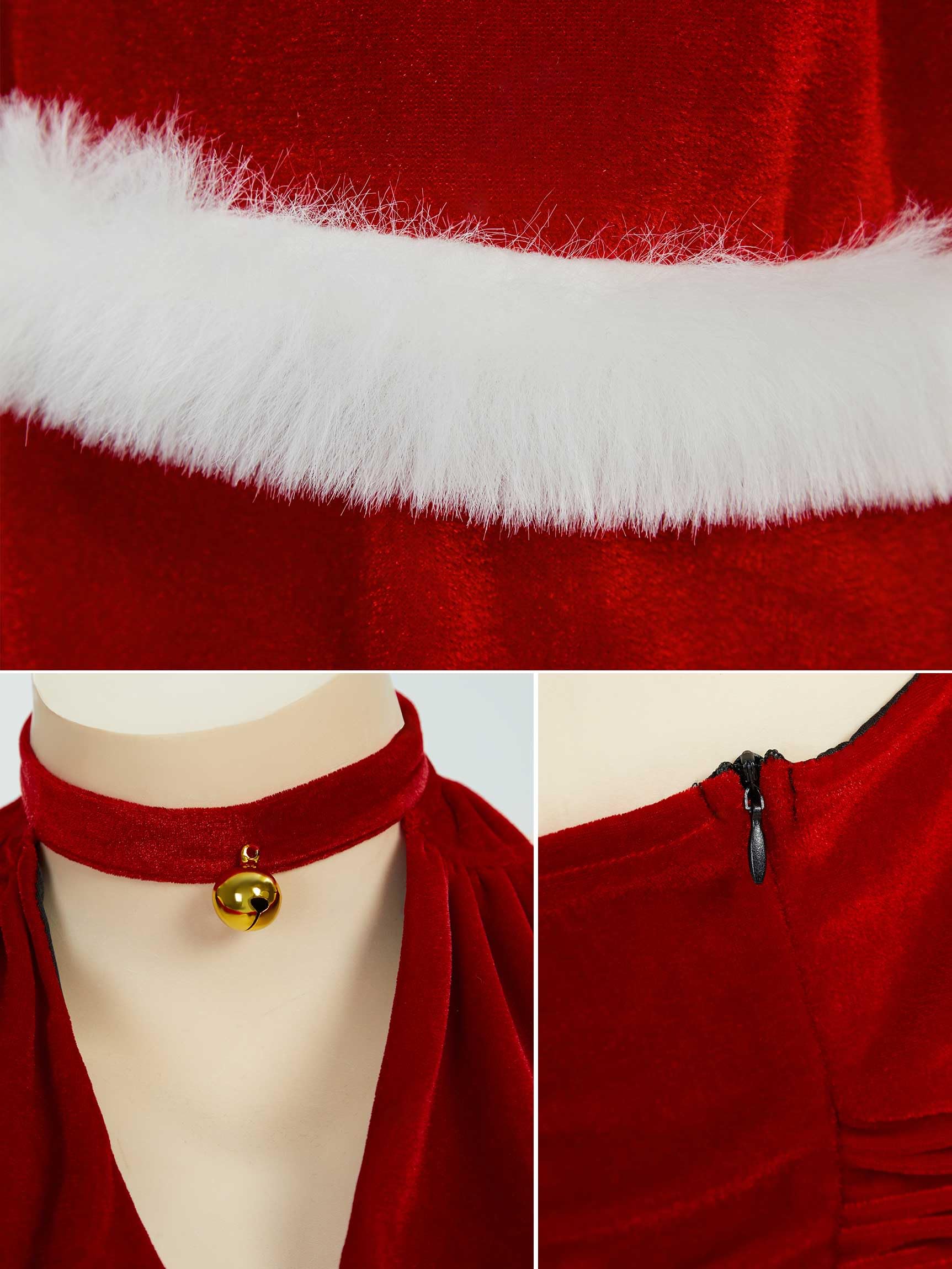 haikyuu Women Santa Dress Mrs Claus Santa Costume Cosplay Christmas Dress Costume