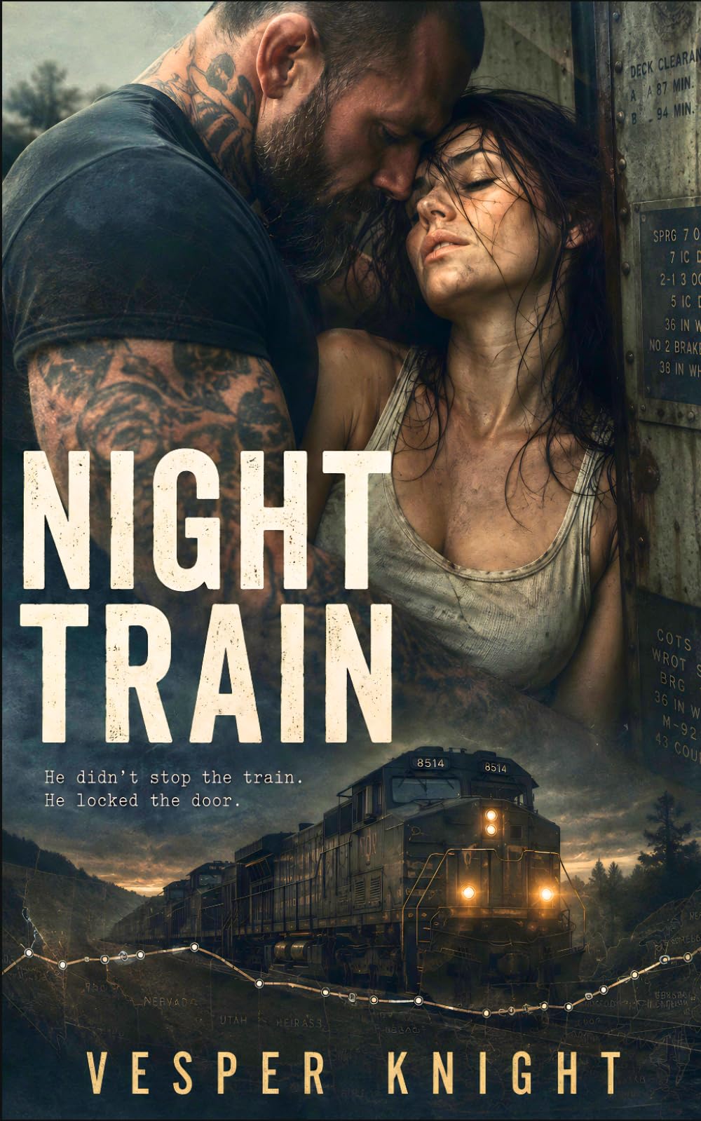 Night Train: A Dark Forced Proximity Romance (The Dark Obsession Collection)