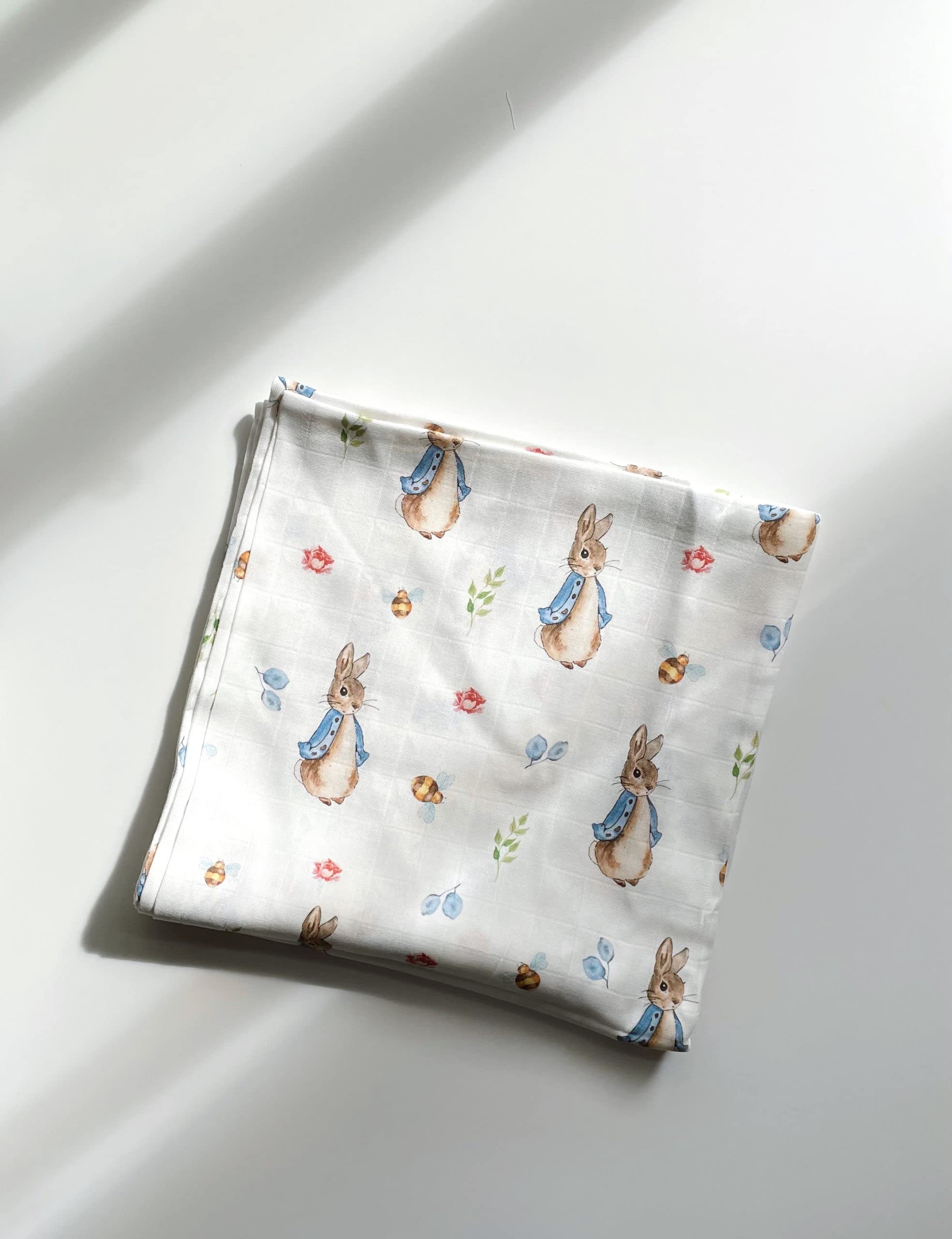 Peter Rabbit Muslin Swaddle
