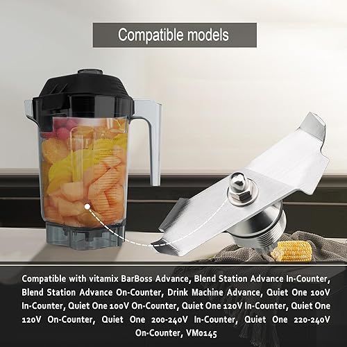 Miniatura 6 de Advanced Series - Batidora de alimentos de 48/64 onzas, color plateado