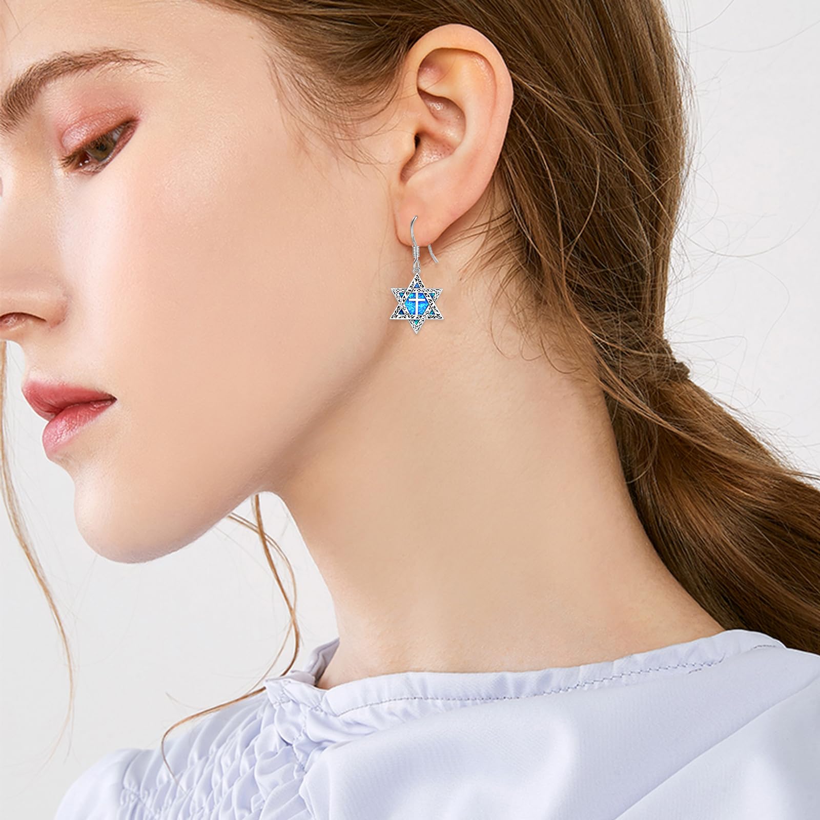 Ohrringe für Damen 925 Sterling Silber Ohrringe Jahrestag Weihnachten Geburtstag Schmuck Geschenk für Töchter Schwestern Mütter