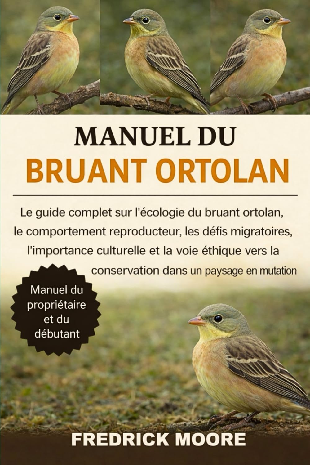 MANUEL DU BRUANT ORTOLAN: Le guide complet sur l’écologie du bruant ortolan, le comportement reproducteur, les défis migratoires, l’importance ... la conservation dans un paysage en mutation