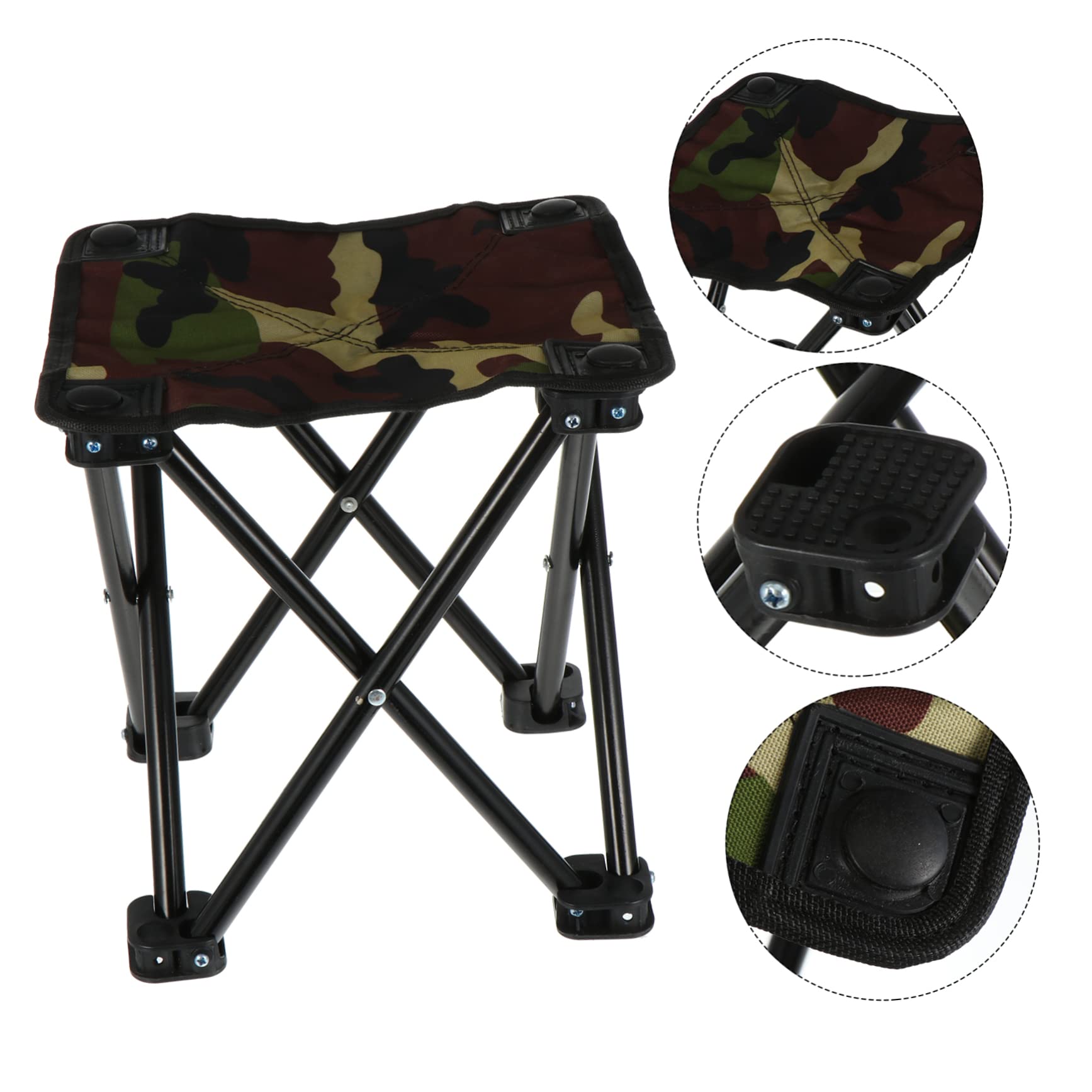 2 Pezzi Sgabello Pieghevole da Pesca Sedia Portatile Sgabello da Spiaggia Sgabello Collassabile Sgabello Pieghevole a Scomparsa Sillas Plegables Mini Sgabello Sgabello da