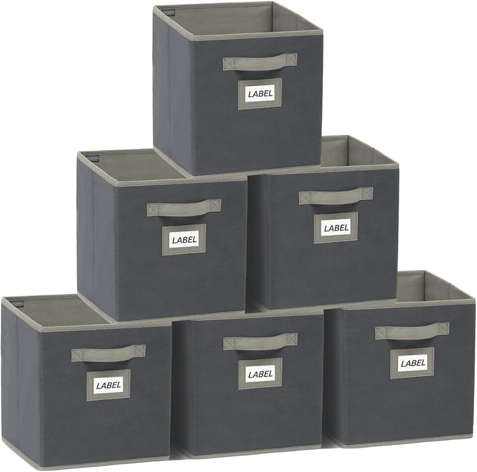 12x12 fabric storage bins