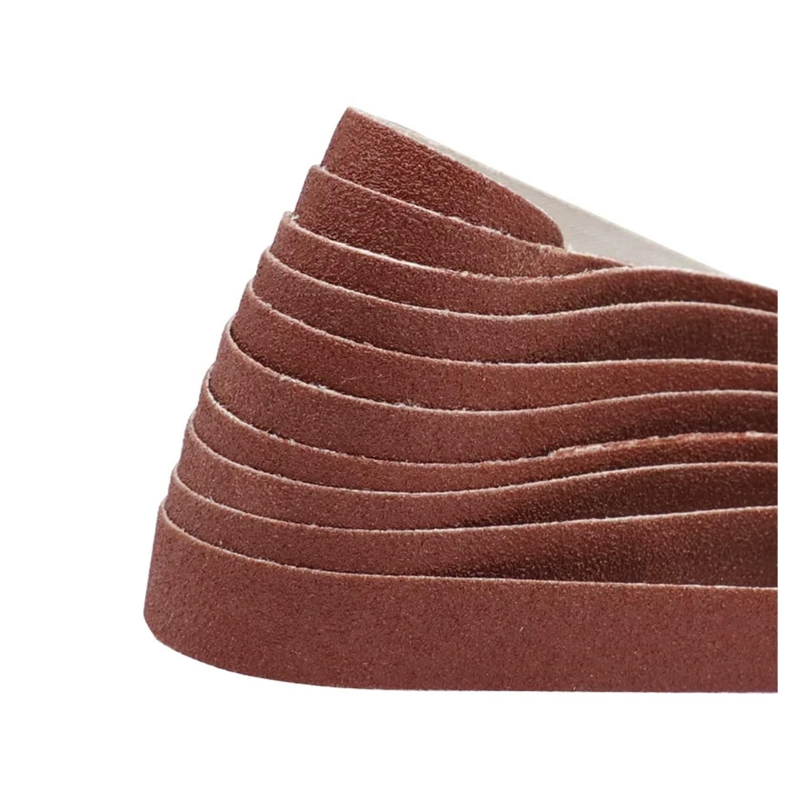 Nastro abrasivo, 10 nastri abrasivi, grana 40-1000, for levigatrice a nastro, smerigliatrice angolare, larghezza 10-50 mm(10PC P800,330 x 30mm)