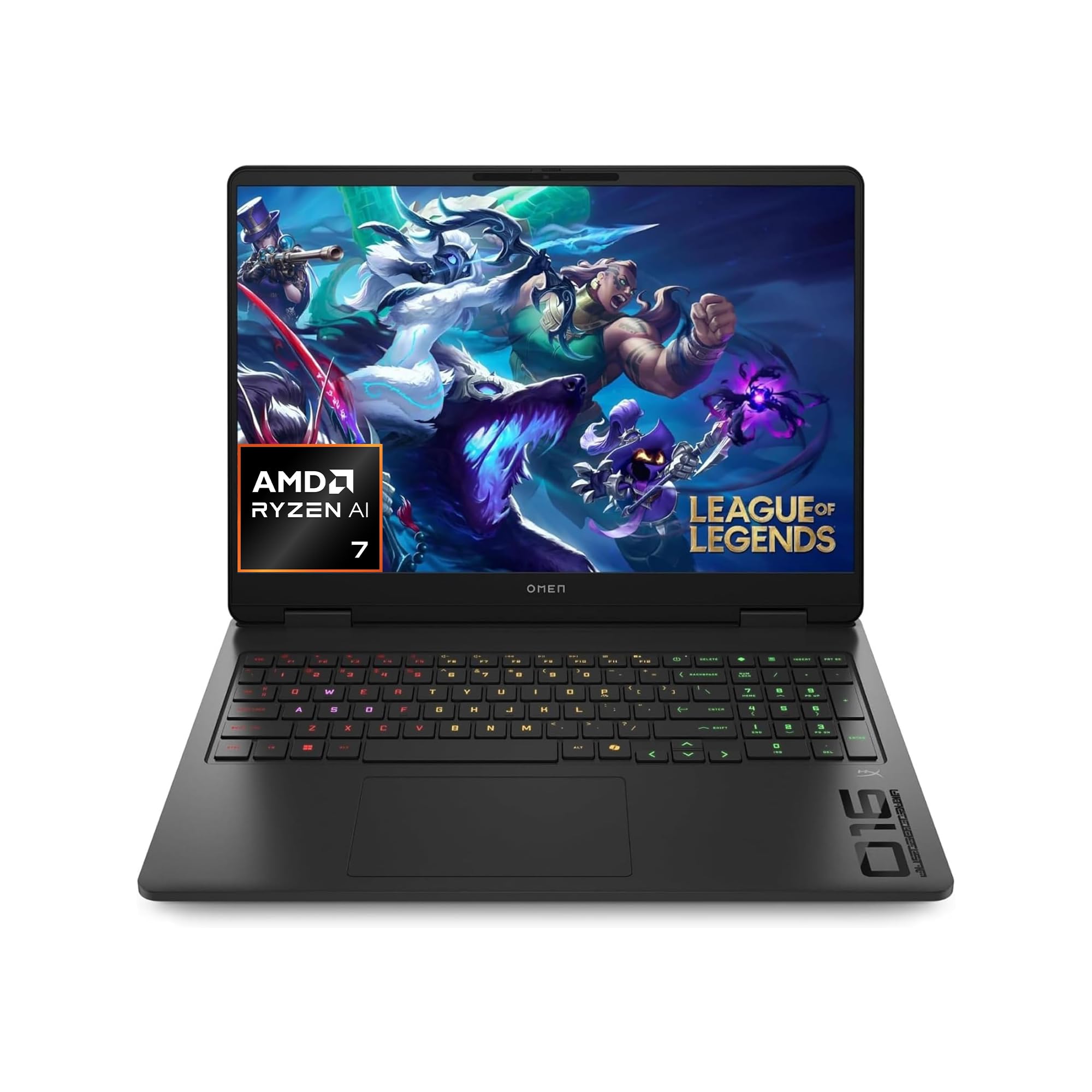 HP OMEN 16-ap0001sl, Notebook, Ryzen AI 7 350, 32GB RAM, 1TB SSD, Display 16 2.5K IPS 240Hz, Antiriflesso, NVIDIA RTX 5070 8GB, PrivacyCam TNR 1080p, 3 Mesi di PC Game Pass Inclusi, Windows 11, Nero