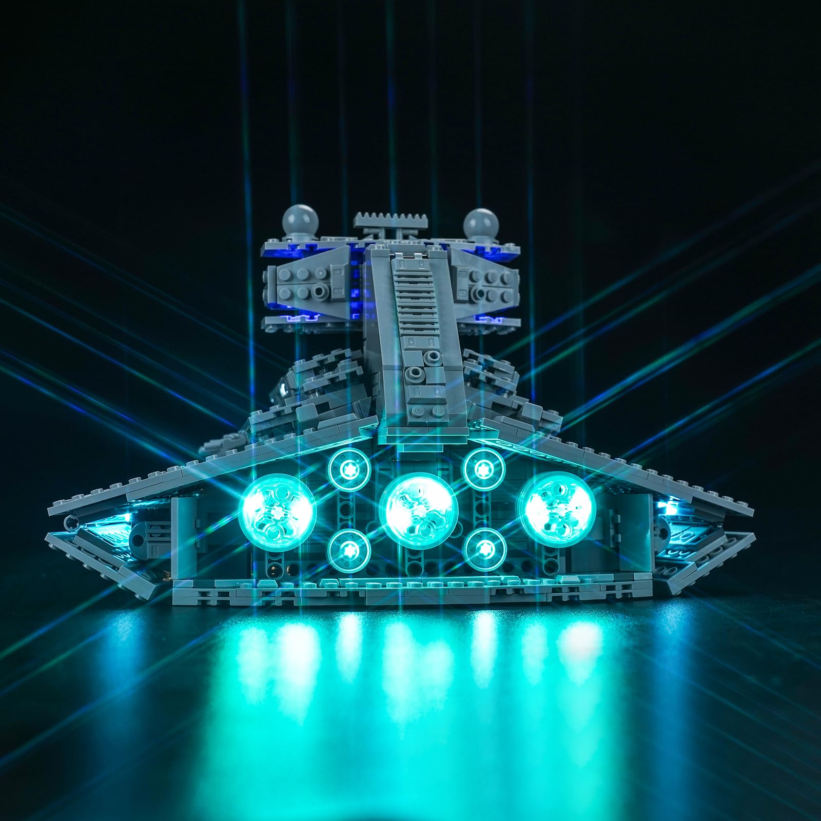 Juego de luces de mando a distancia para Lego 75394 Imperial Star Destroyer, juego de iluminación LED para Star Destroyer, juguetes creativos