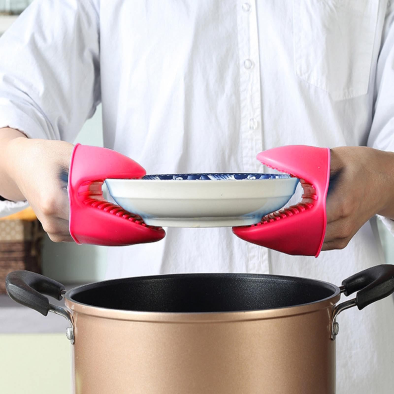 Poupangke Fingerofenhandschuhe,Heizplattengreifer - Produktbild-Vorschau 2