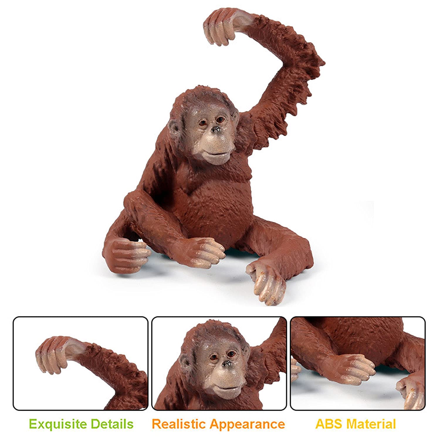 JOKFEICE Cicala Realistica In Plastica - Figurina Animale Per Didattica, Torta, Regalo Bambini 3+