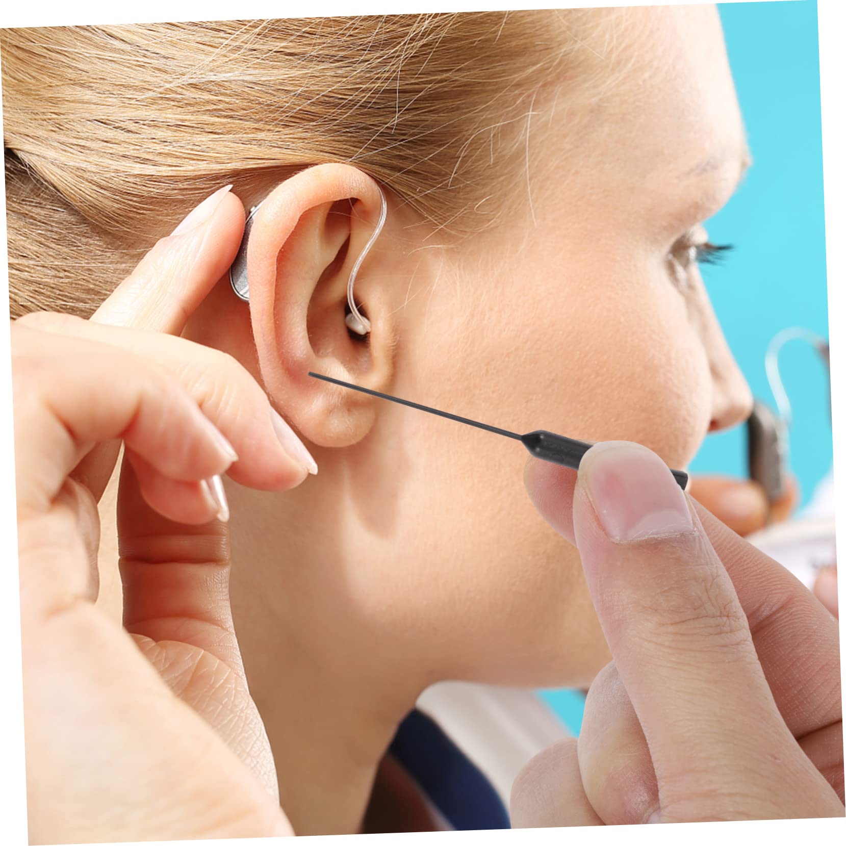 NULYLU 20 Pcs Cleaning Rod Hearing Amplifier Cleaning Tools Vent Cleaner Accessories Cleaner Cleaning Kit Supplies