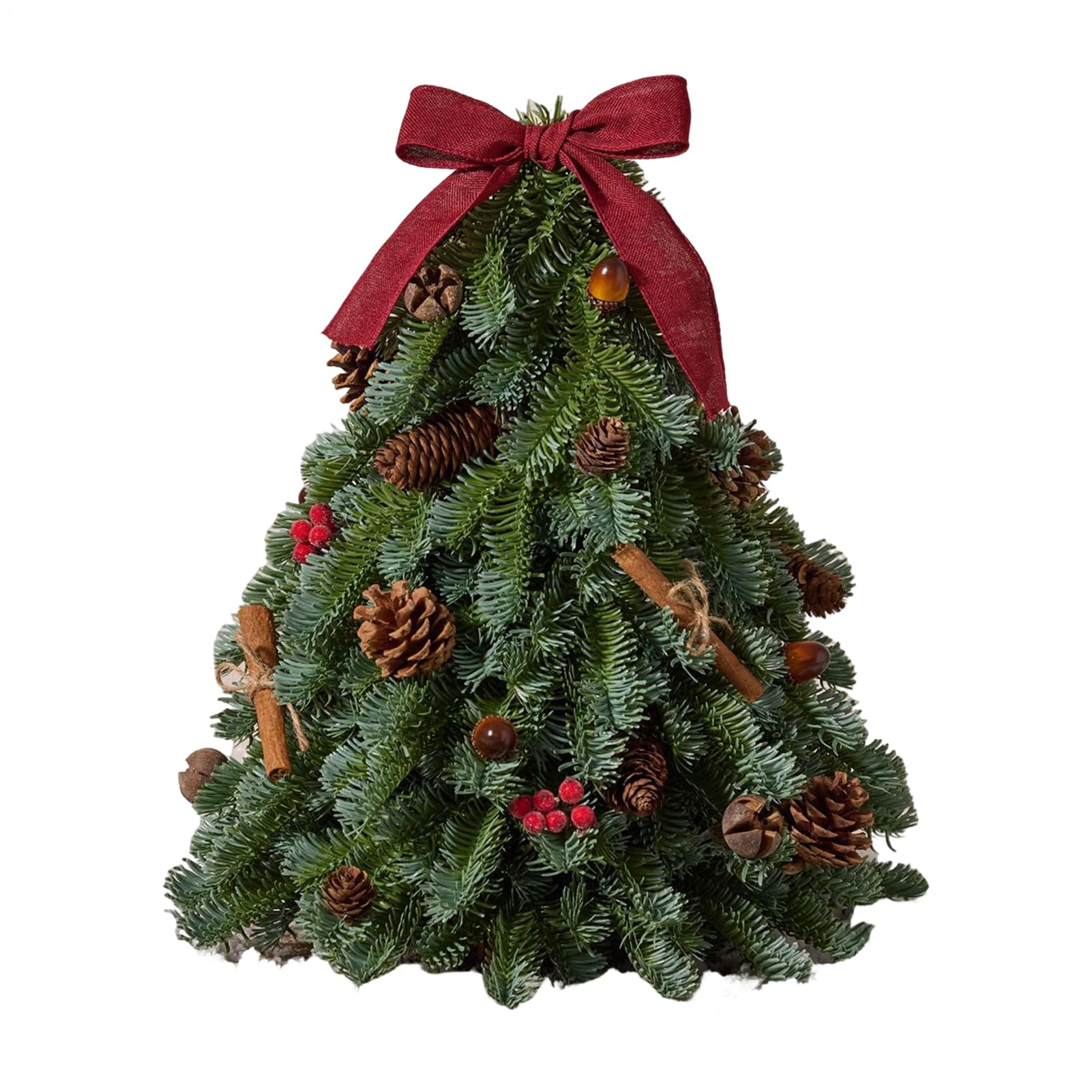 Albero Di Natale Vegetazione Artificiale Realistica | Piccoli Alberi di Natale Decorazione per Tavolo da Pranzo Per Feste Natalizie Esterno Camera Soggiorno Cucina Ufficio