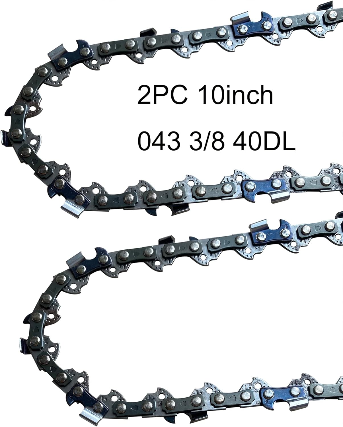 2PC 10" Replacement Saw Chain for RYOBI P547 RY40560 RY40506BTL RY40560-CMB1 RY40560-HDG P546 P546A P2520 10" Pole Saw Chain