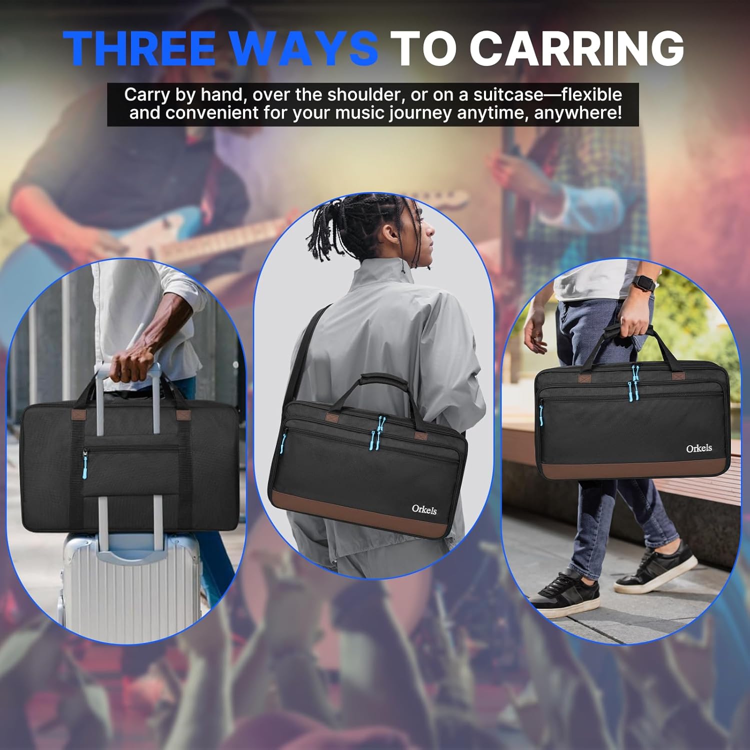 ORKELS DJ Controller Bag Compatible with FLX4, FLX2, REV1, DDJ SB3, DDJ SB2, DDJ 400, DDJ RB, DDJ200, Pro FX, MPFX, DJ2GO2 Touch, Mix II, Party Mix, 200 MK2 DJ Controller