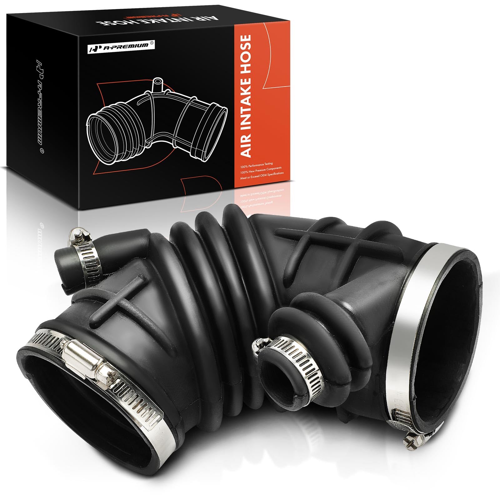 A-Premium Fuel Injection Throttle Hose Air Flow Meter Intake Boot Replacement for BMW E30 325i 325is 325iX 1989-1991 Car Transmission