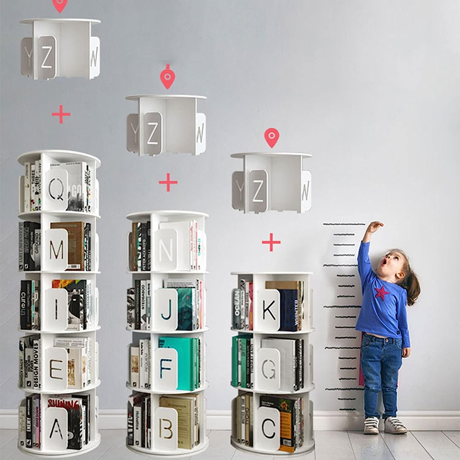 本棚 大容量 ホワイト 楽天市場】本棚 大容量（カラーホワイト）（本棚｜本棚・ラック