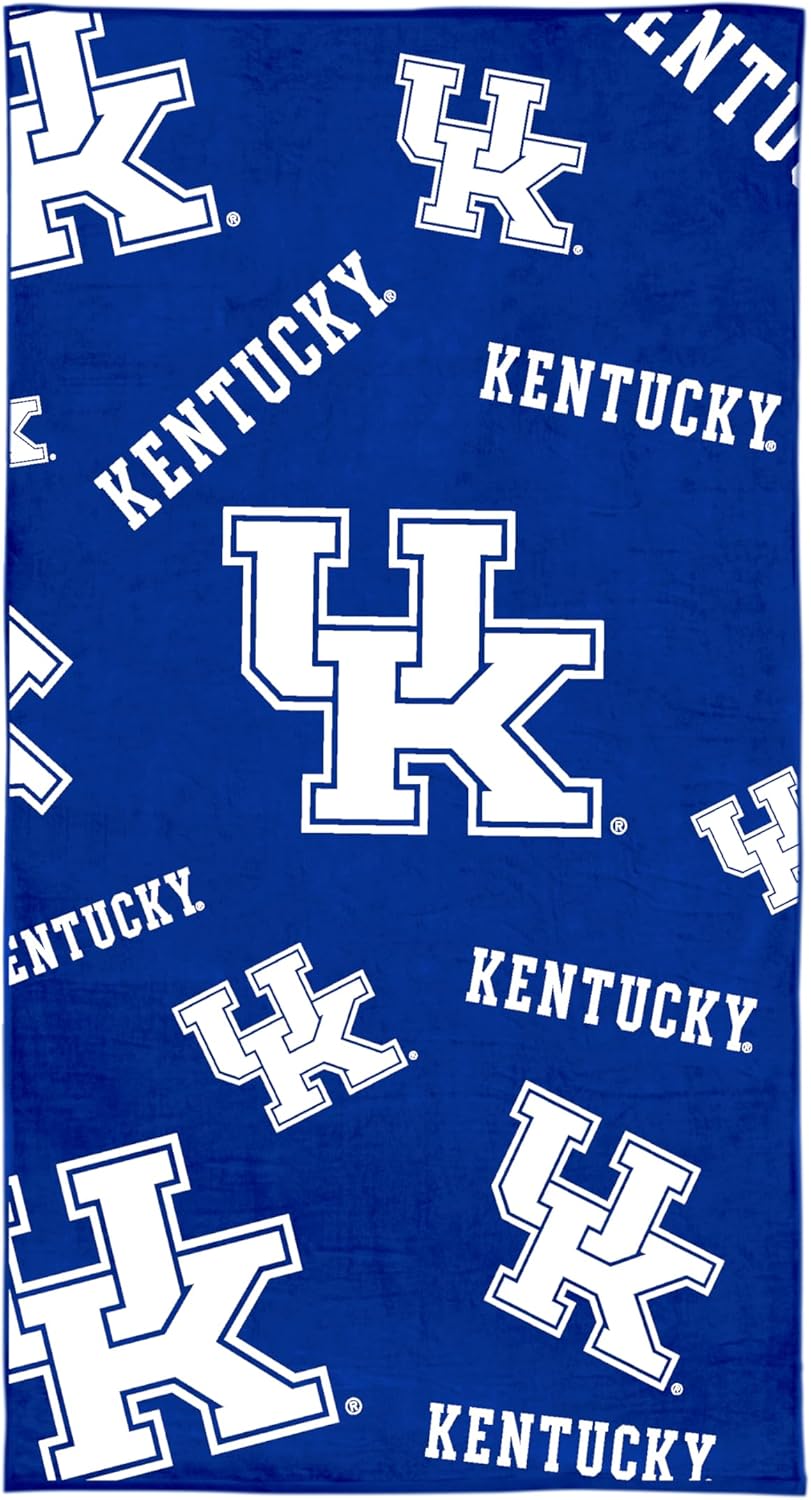 FANMATS NCAA Reversible Beach Towel — Oversized 38” x 72” | Reversible Team Design | Jacquard Material