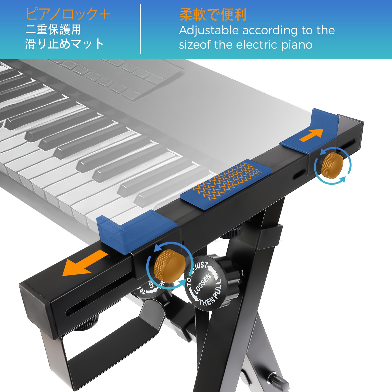 Amazon.co.jp: キーボードスタンド Z型 ステージ スタジオ ライブ適用