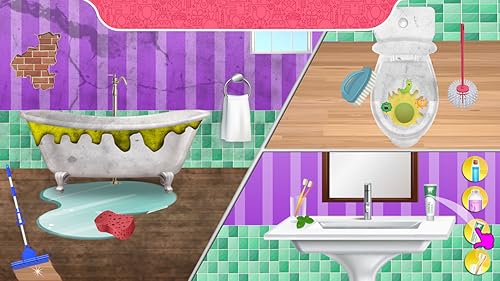 Limpeza de casa de boneca