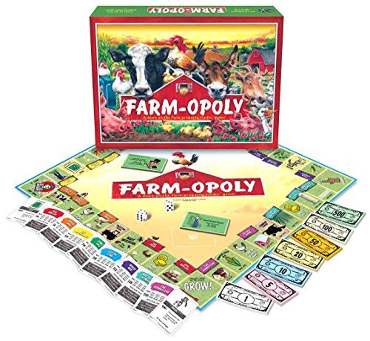 Amazon.com: Farm-Opoly : LatefortheSky: Toys & Games