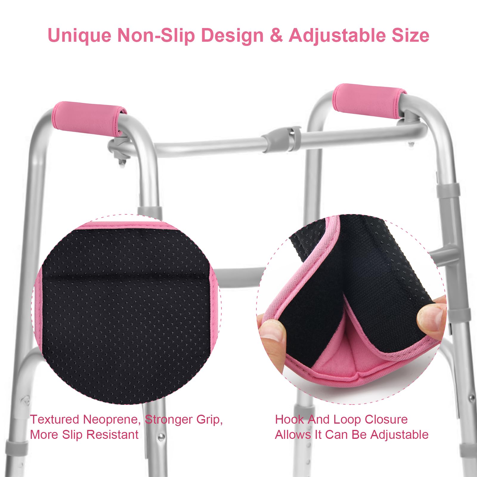 Walker Hand Grips - Comfortable & Non-Slip Covers -5