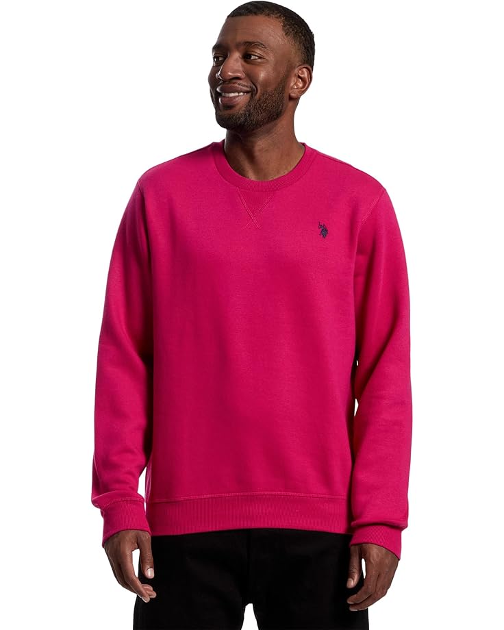 U.S. POLO ASSN. Long Sleeve Popover Crew Neck Fleece Sweatshirt - Main View