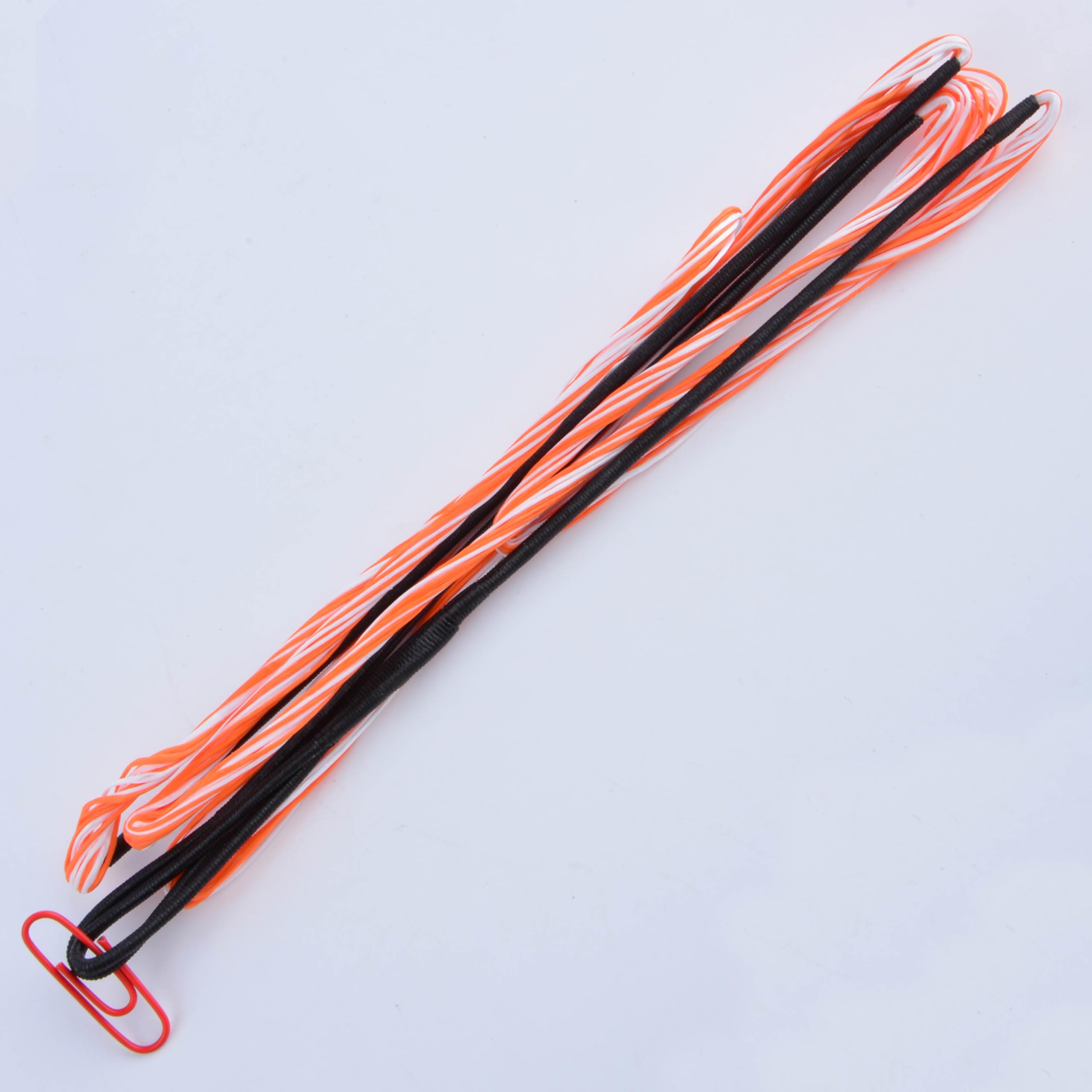 AMEYXGS Archery Dacron Bow String AMO 48-70inch Replacement Bowstring for Traditional and Recurve Bow 12/14/16 Strands (16 Strands-String Length 45 Inch-Orange White)