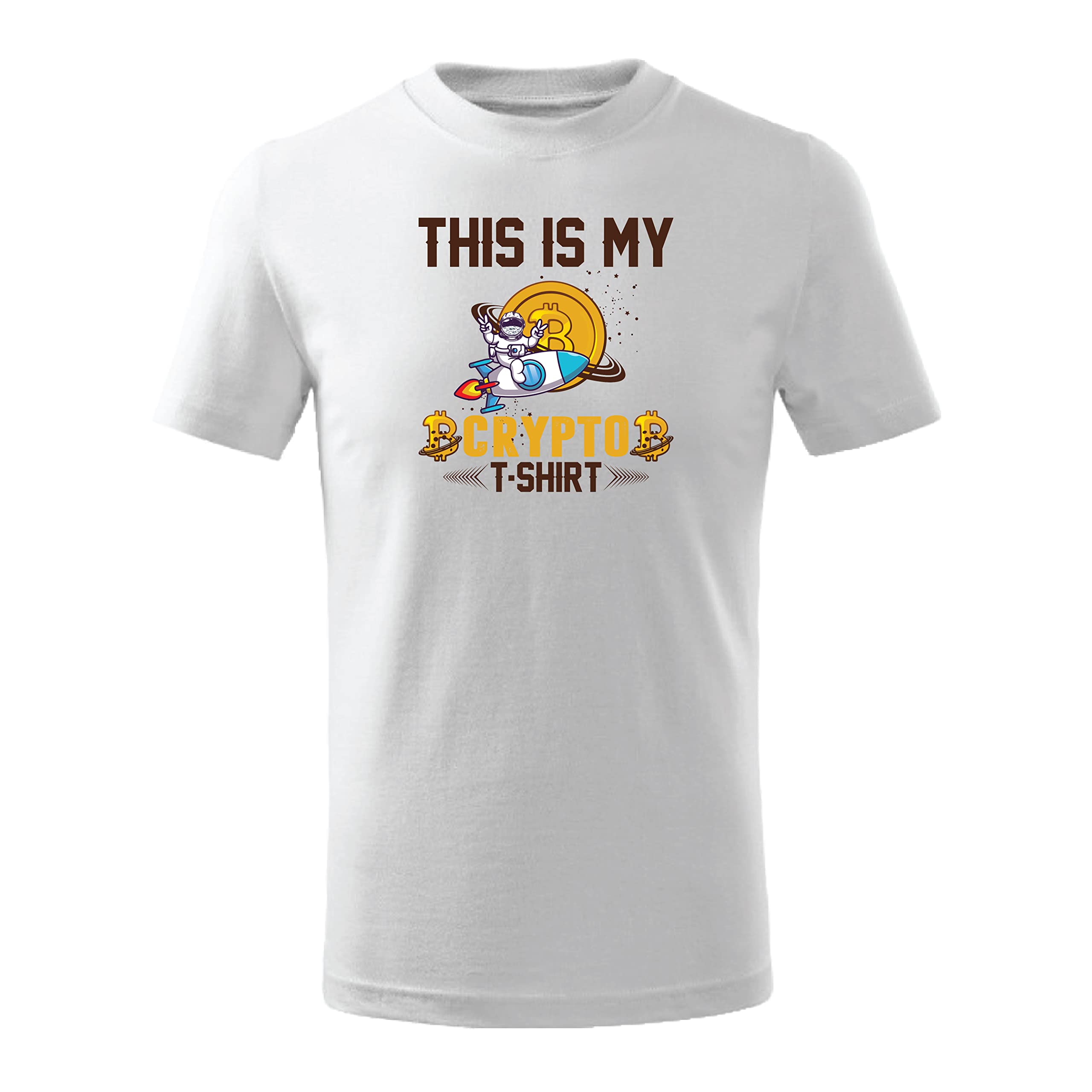 GenericStylish Bitcoin Printed T-Shirts | Bitcoin Merchandise Crypto Clothing for All Bitcoin Fans Cryptocurrency