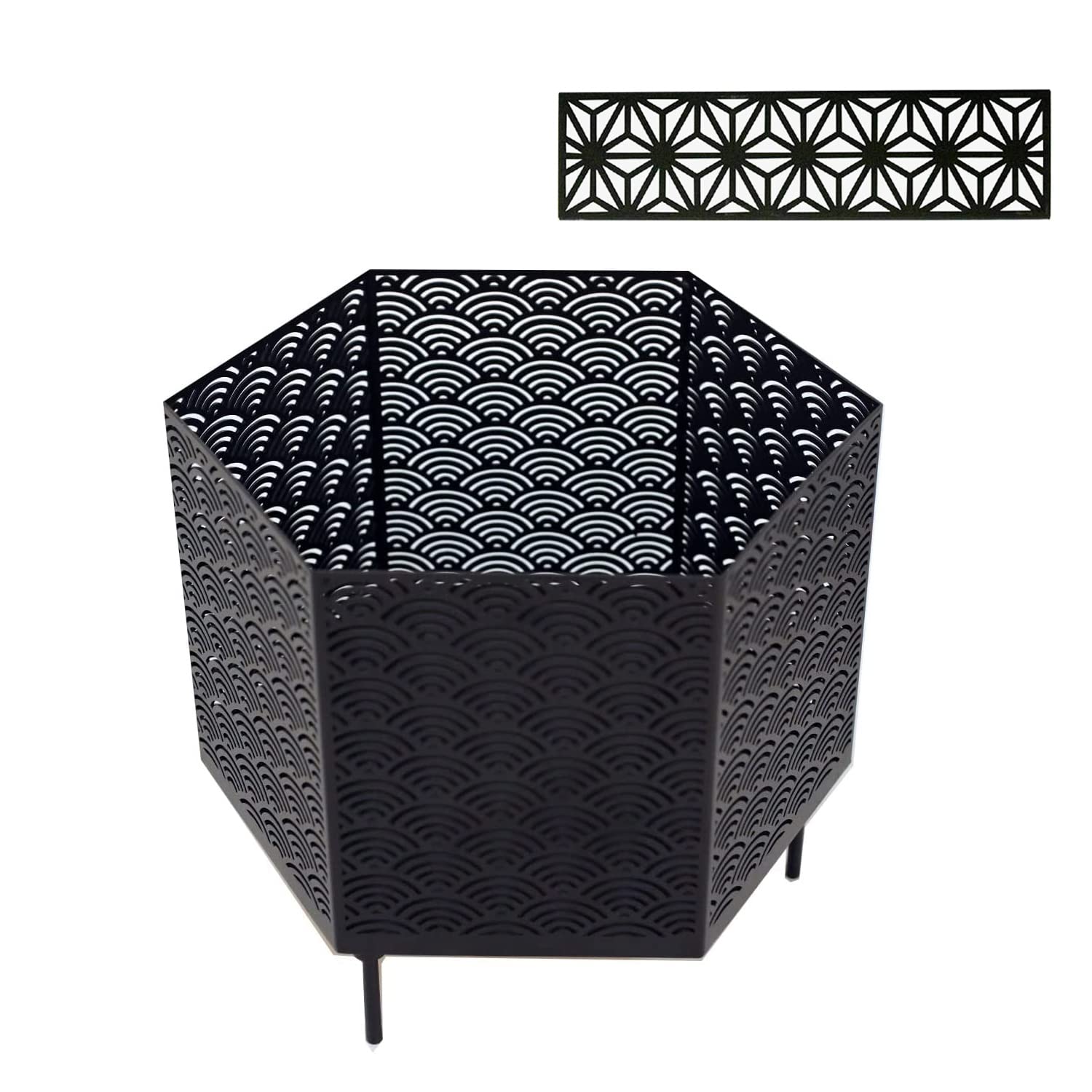 Amazon | S'more(スモア) 和柄六面焚き火台 焚き火台六面焚火台 横長天