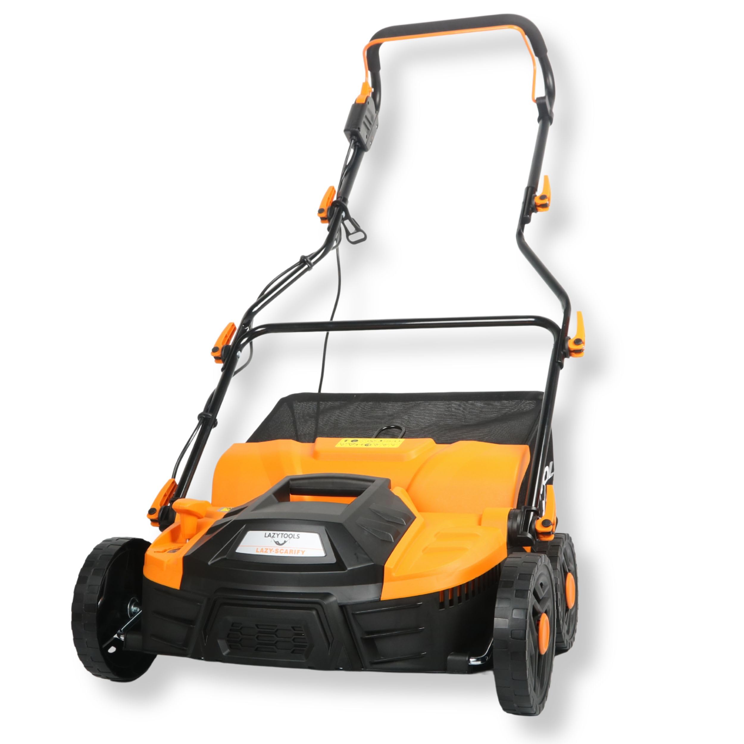 Ark Mat Electric Lawn Scarifier & Raker 2 in 1, 1800W, 36cm Working Width, 5 Depth Settings (-12 to +10mm), 45L Collection Bag, 10m Cable, Lawn Aerator & Dethatcher with Foldable Handle