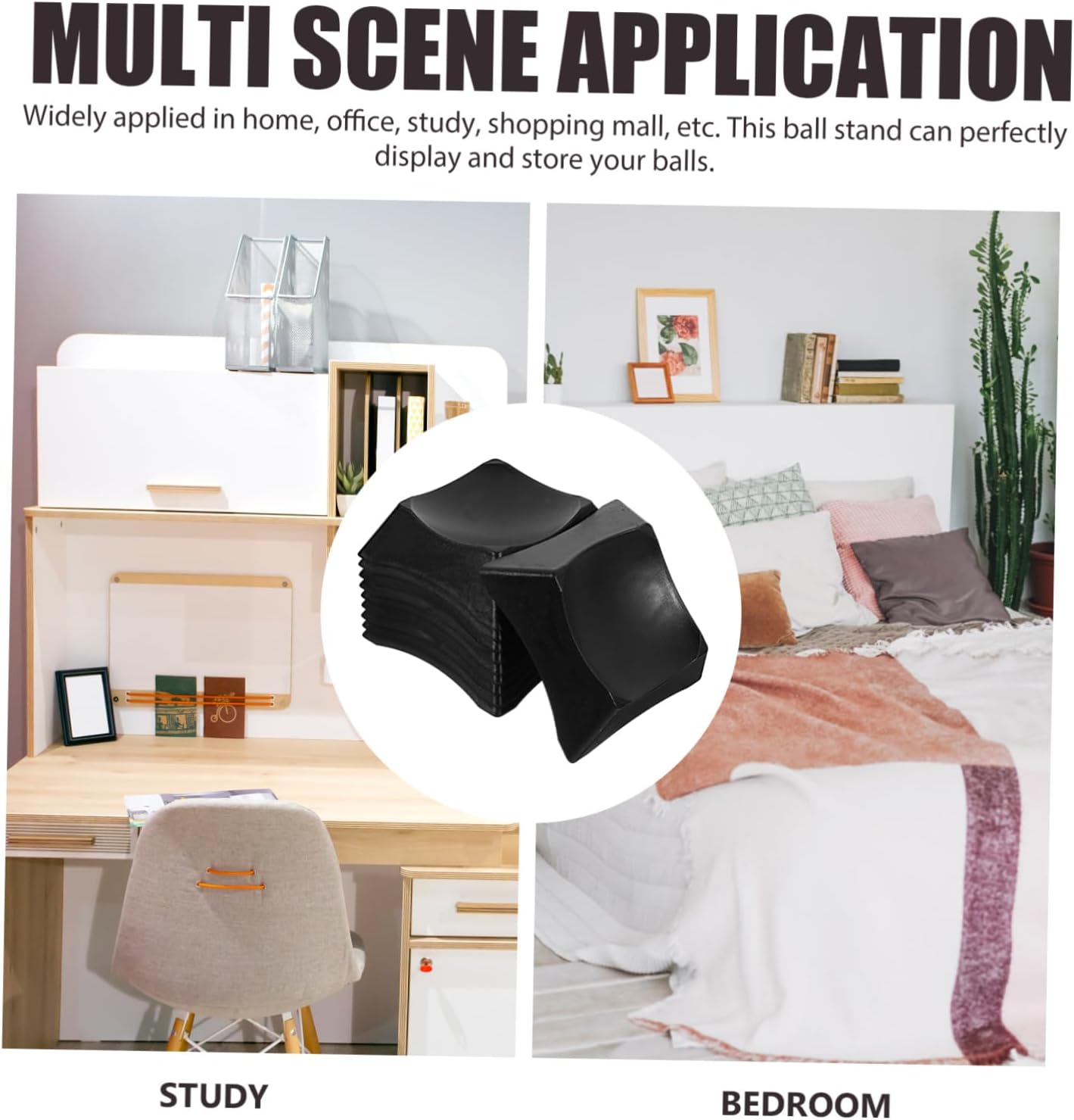 5sets Ball Stand Holder Basketball Rack Baseball Display Crystal Sphere Material Comfortable Hand Feeling 10pcs*5