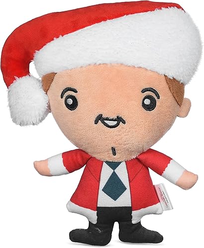 Warner Bros National Lampoon's Christmas Vacation Plush Squeaker Clark Griswold - Juguete navideño para perros | Producto oficial de NL Pet