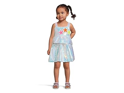 Lola and The Boys Tiered Stars Sequin Dress (Toddler/Little Kid/Big Kid) Girl