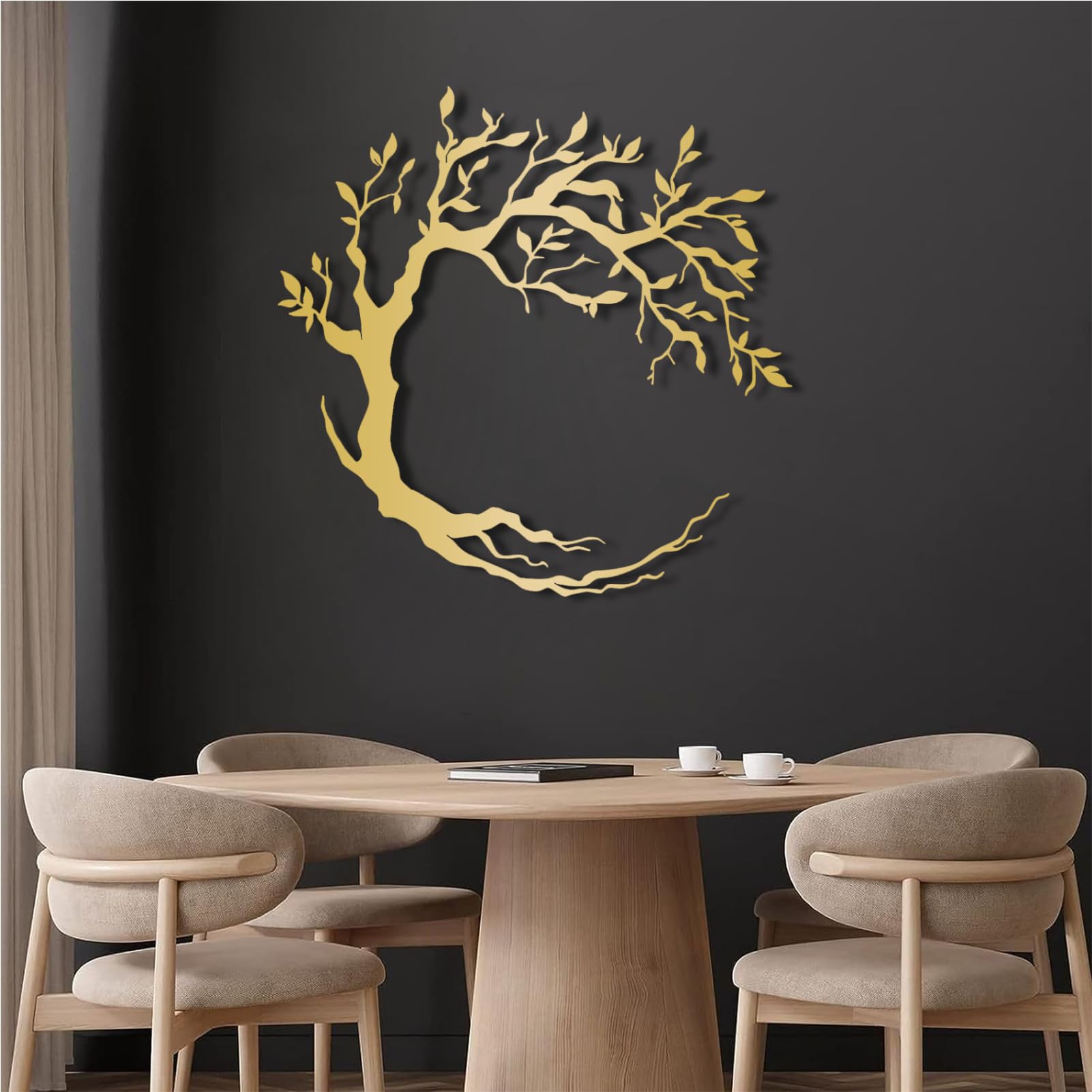 Metal Wall Art Tree Of Life - Oversized Nature Wall Decor - Farmhouse ...