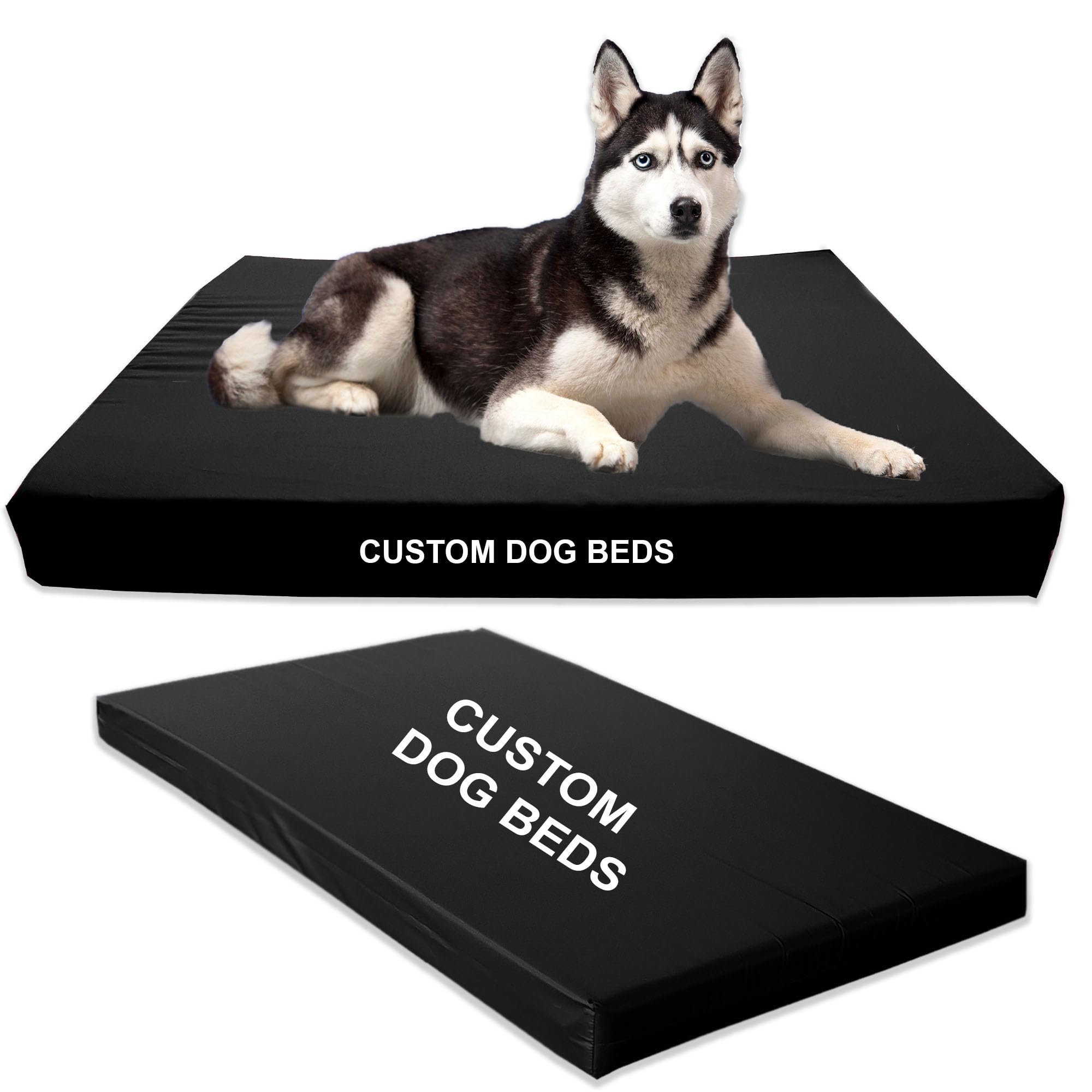 Kosiproducts Waterproof Dogs & Cat Beds,Custom Made to Specifications, Bespoke Pet Crate Cage Mats, 8CM Thick