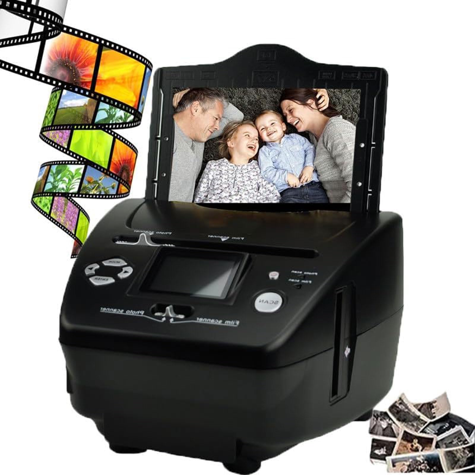 Scanner de diapositives film numérique écran LCD capteur 8.1 mégapixels photo 4x6 et 5x7