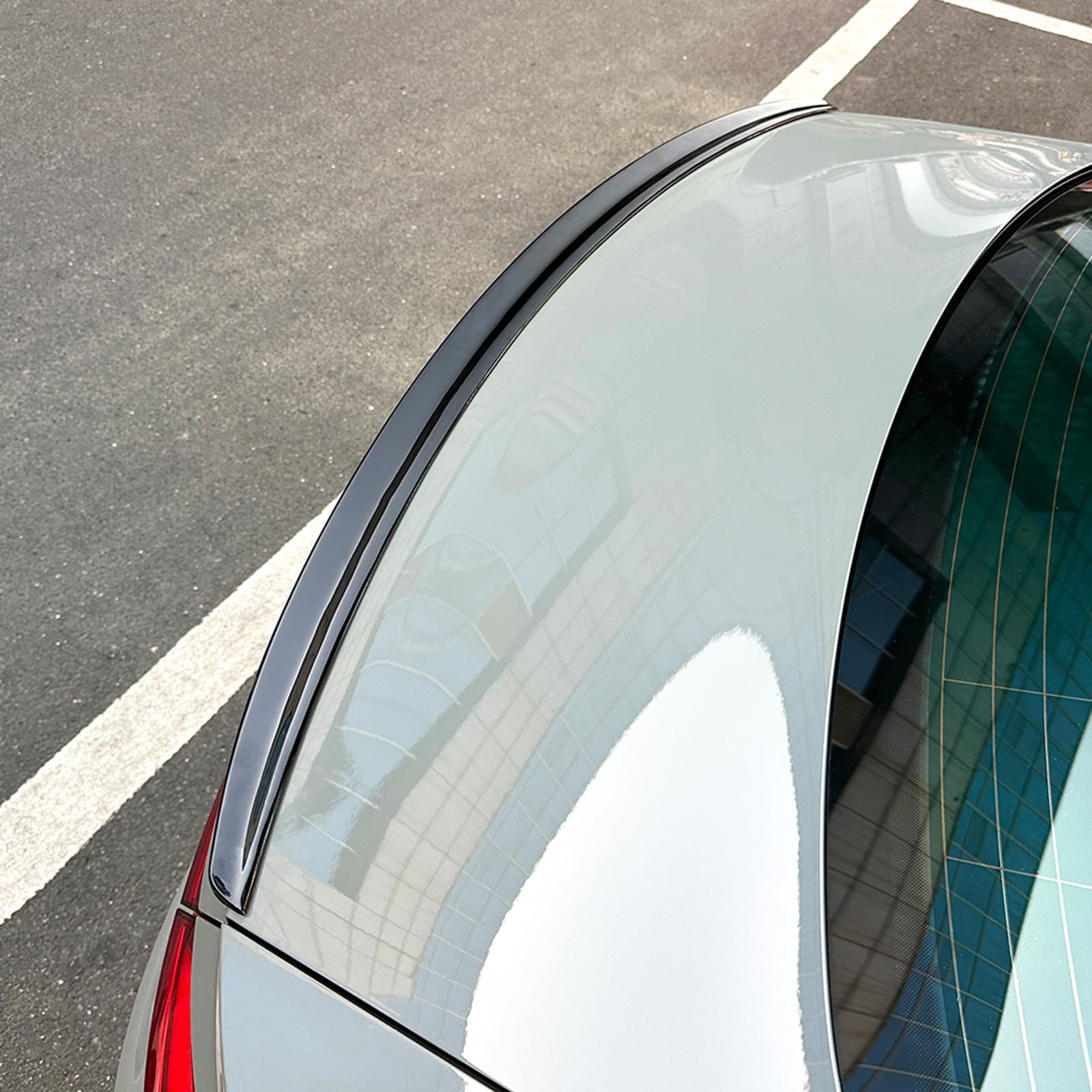 Alerón trasero divisor de maletero para Audi A5 F5 Coupé 2017-2024 2022 S5 negro