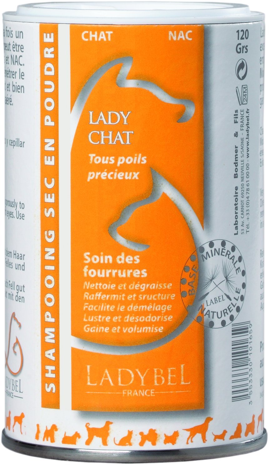 Ladybel - Shampooing Ladybel Lady Chat Contenances : 120 g