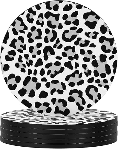 Miniatura 8 de Nipichsha Posavasos para bebidas, juego de 6 posavasos de goma absorbente con respaldo antideslizante, bonitos posavasos para tazas, cocina,