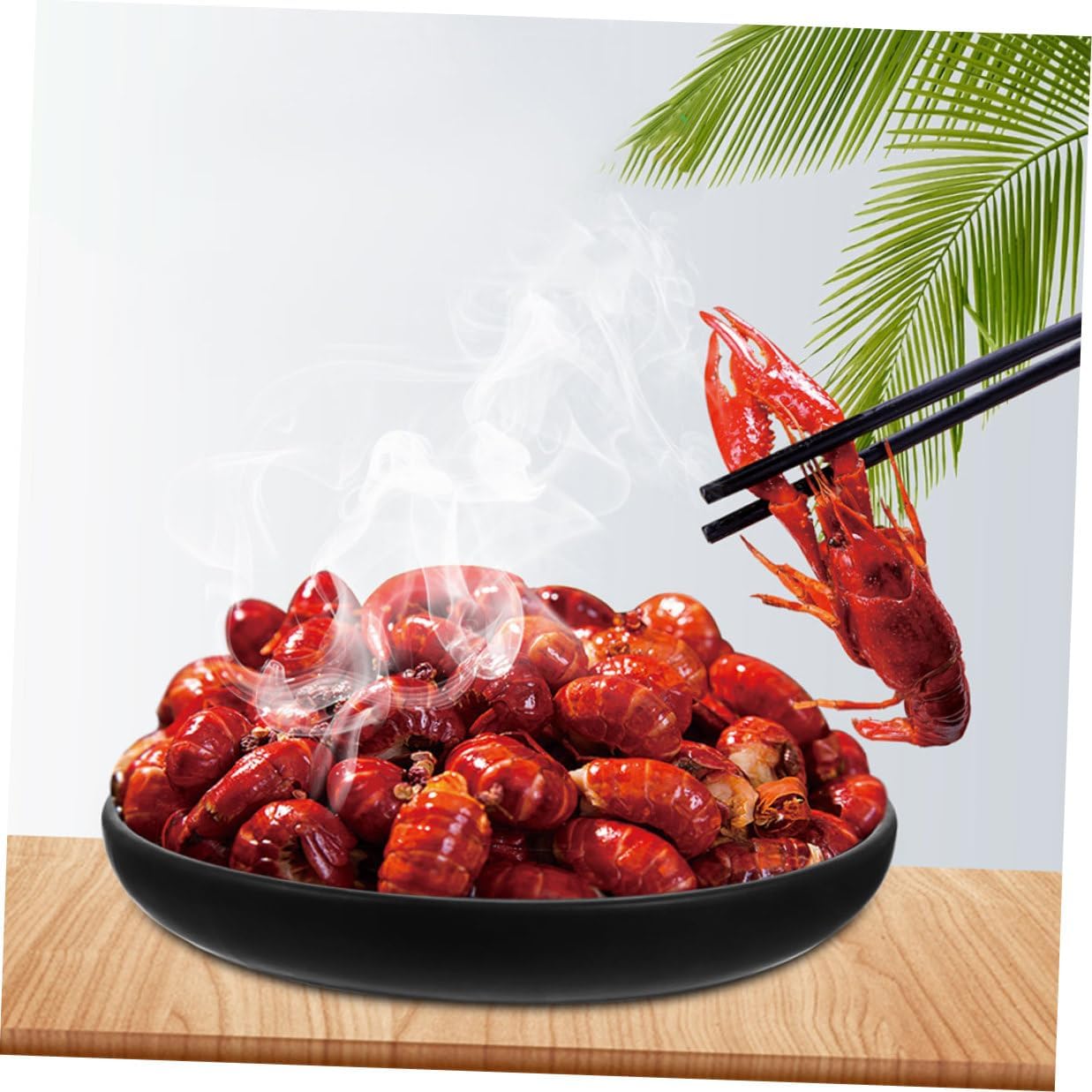 Japanese Sushi Plate and Sashimi Tray Stoneware Dish with Dry Ice Cold Preservation for Seafood, Meat, and Vegetables, Black Marble Molecular Cuisine Serving Platter for Home