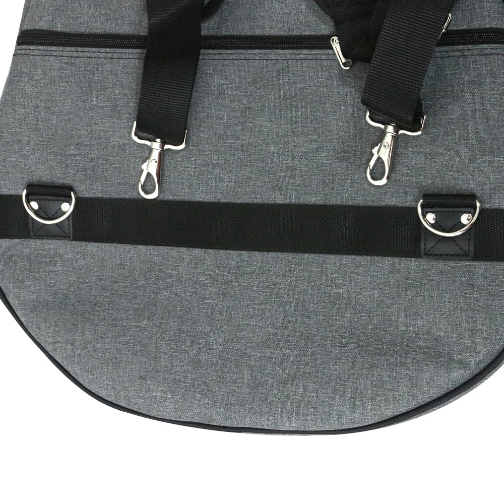 Custodia per violoncello 4/4 per violoncelli elettrici classici, resistente, impermeabile, con cinghie, imbottitura in schiuma ad alta densità, fodera in velluto, tasche in colofonia per
